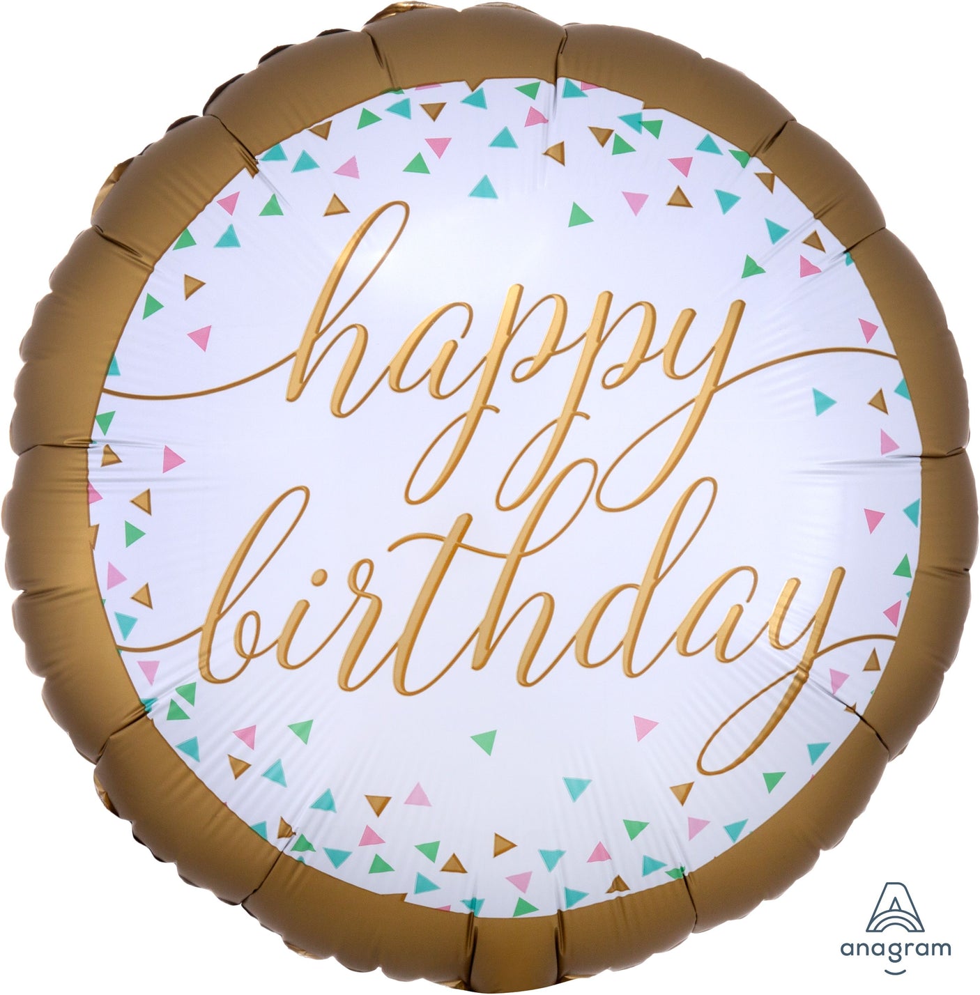 18" Clear Pastel Confetti Balloon