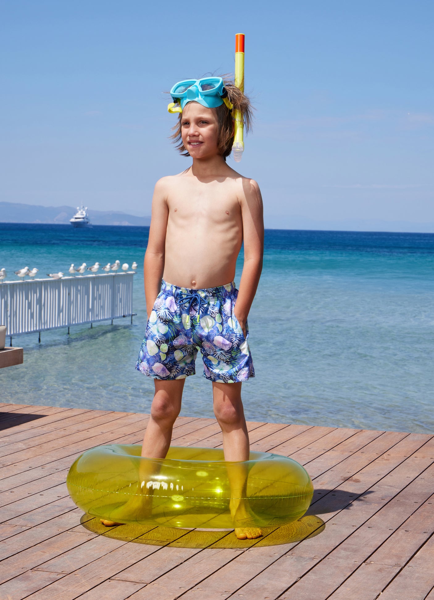 Boy's Swimshorts - Seashells