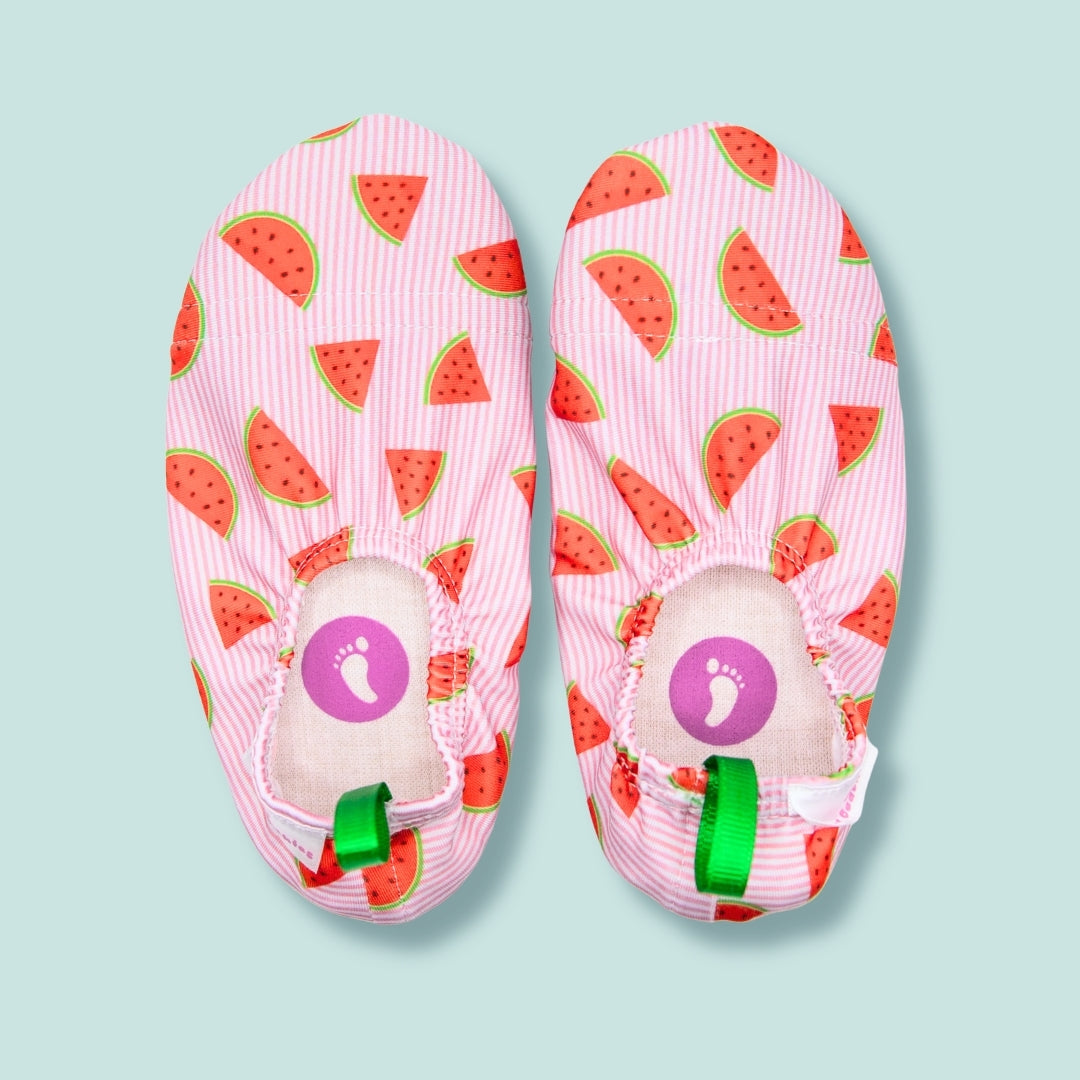 Pack - Goggles & Water Shoes Watermelon