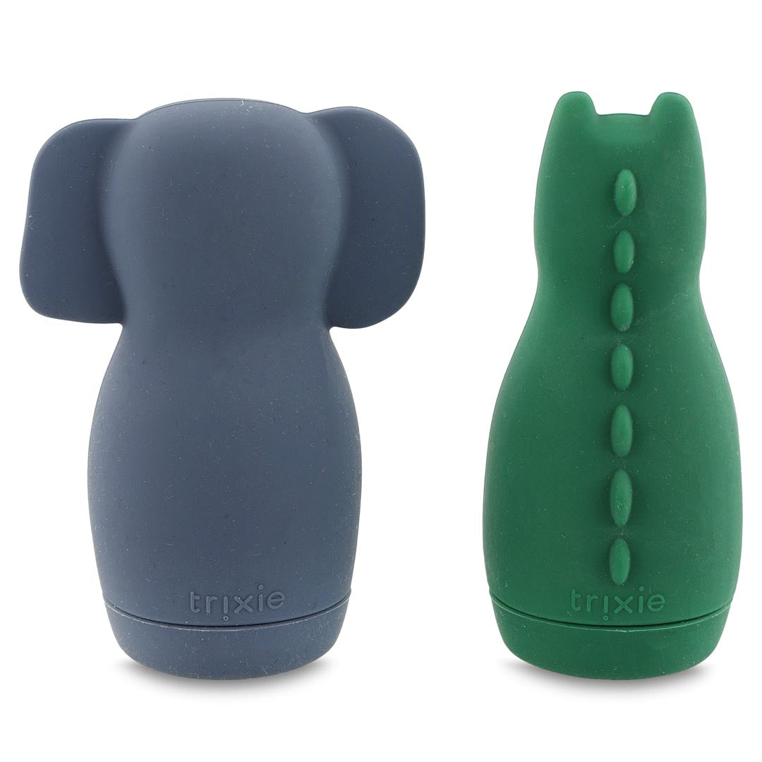 ألعاب حمام حيوانات قابلة للعصر — السيدة فيل والسيد تمساح