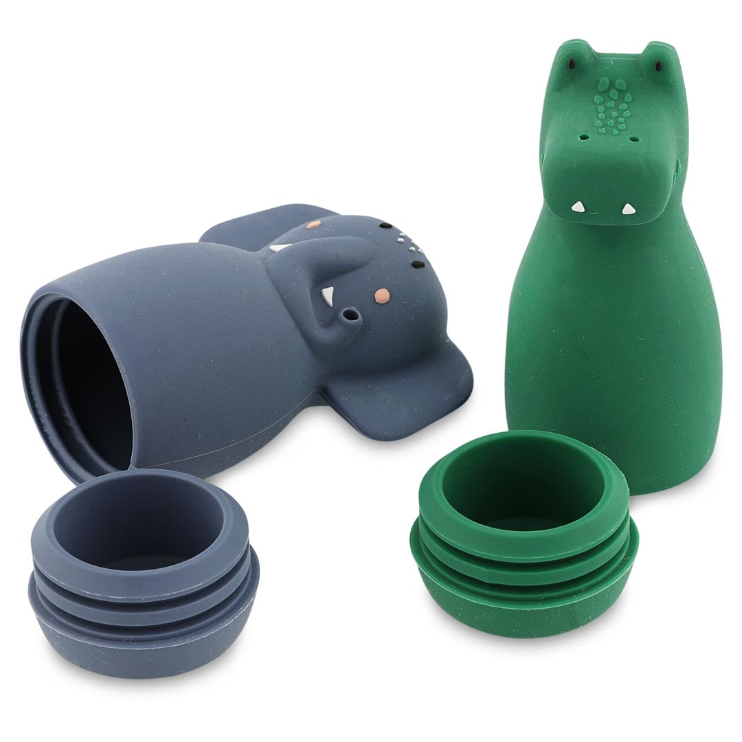 ألعاب حمام حيوانات قابلة للعصر — السيدة فيل والسيد تمساح