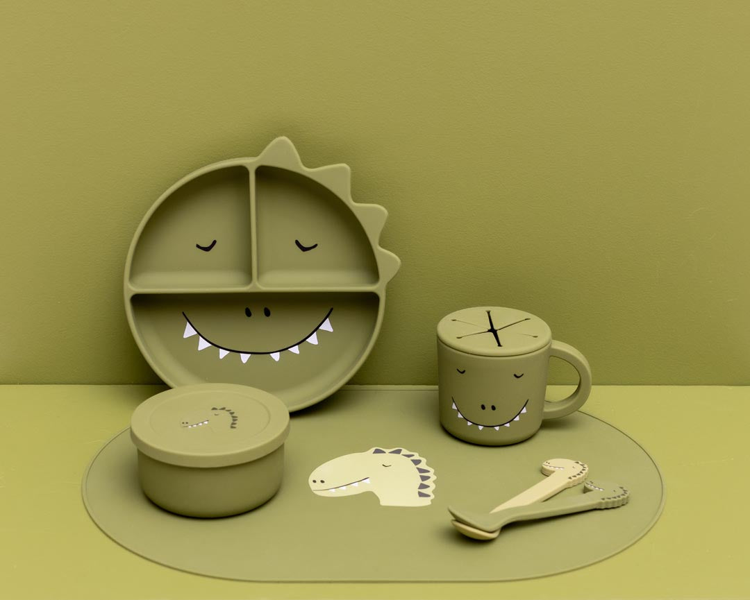 Silicone spoon 2-pack - Mr. Dino