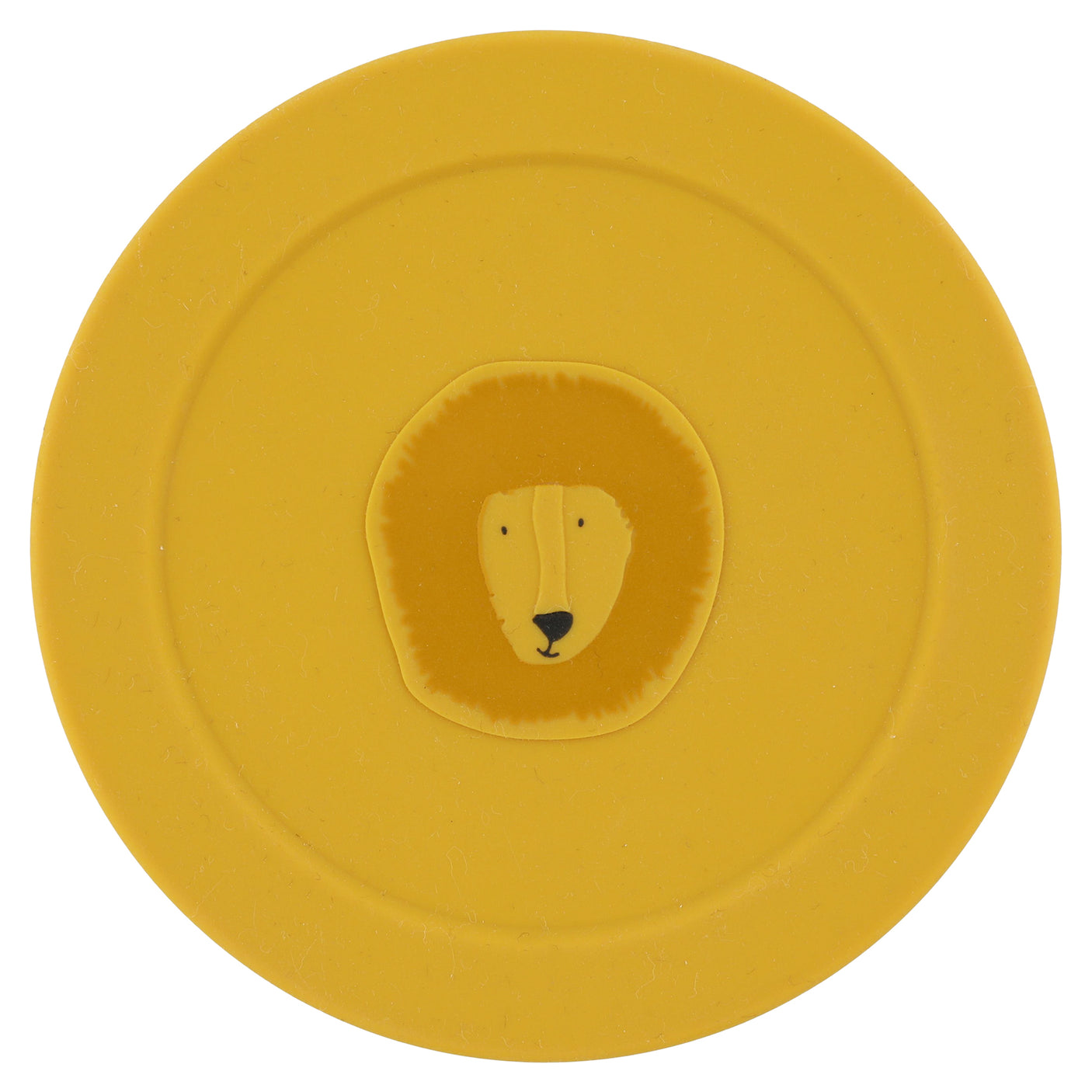 Silicone snack pot with lid - Mr. Lion