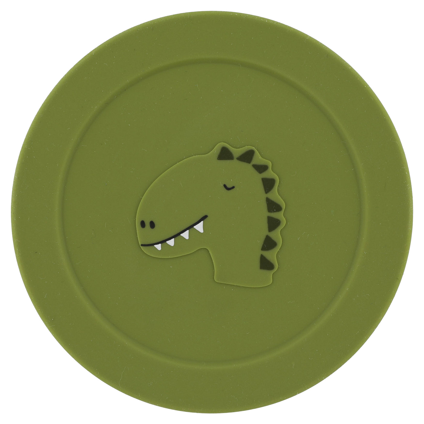 Silicone snack pot with lid - Mr. Dinosaur