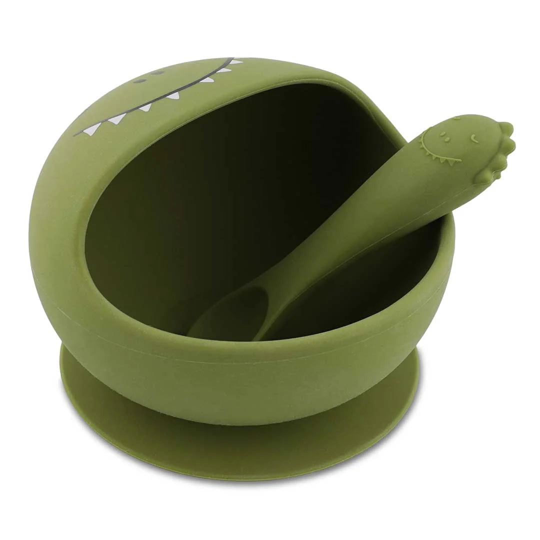 Baby Silicone first meal set - Mr. Dino