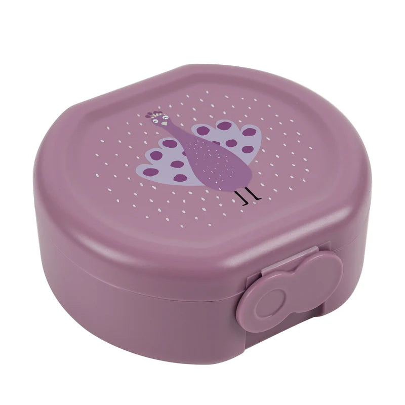 Snack box with clip - 2pcs - Mrs. Peacock