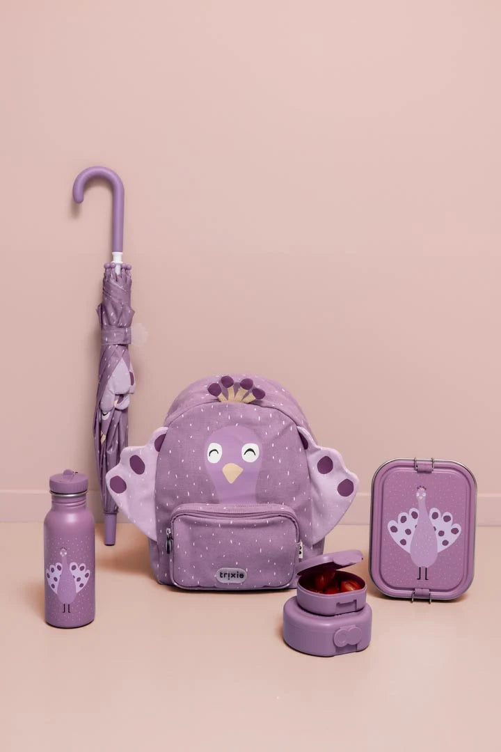Snack box with clip - 2pcs - Mrs. Peacock
