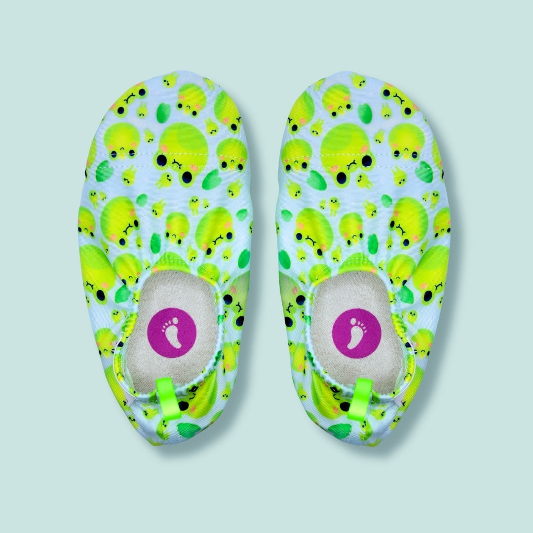Pack - Goggles & Water Shoes Frogs