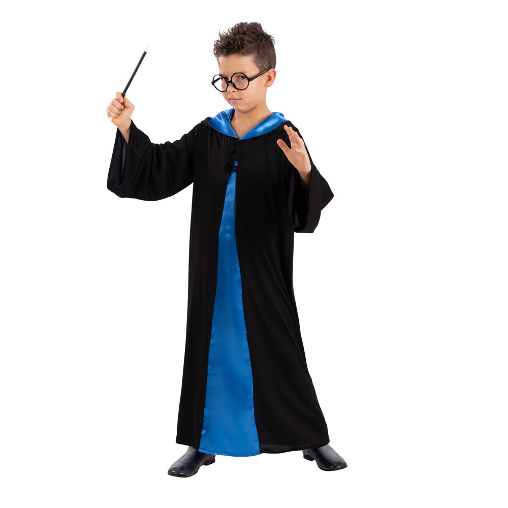 Wizard Costume with Cane And Glasses