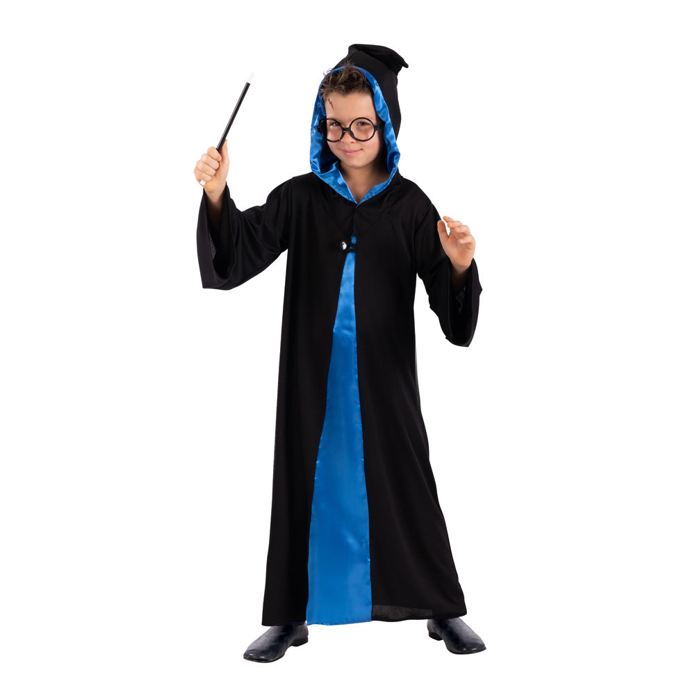 Wizard Costume with Cane And Glasses