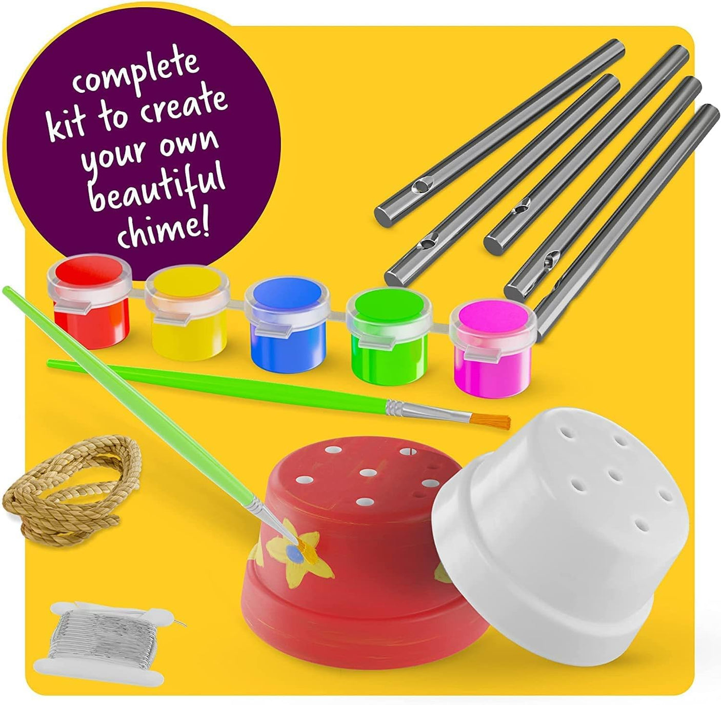 Wind Chime Making & Painting Kit