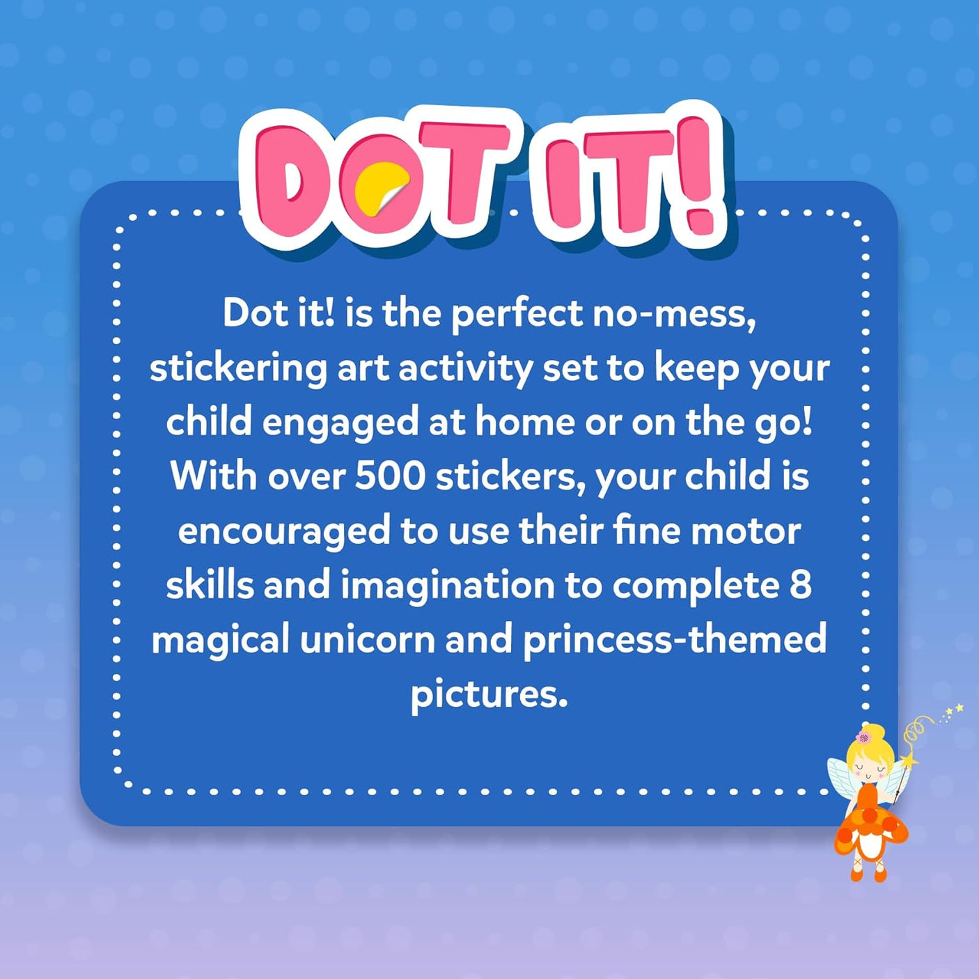 Dot It Sticker Art - Unicorns & Princesses