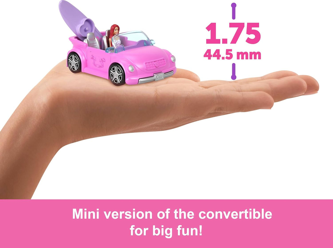 Mini BarbieLand Doll & Toy Vehicle Set