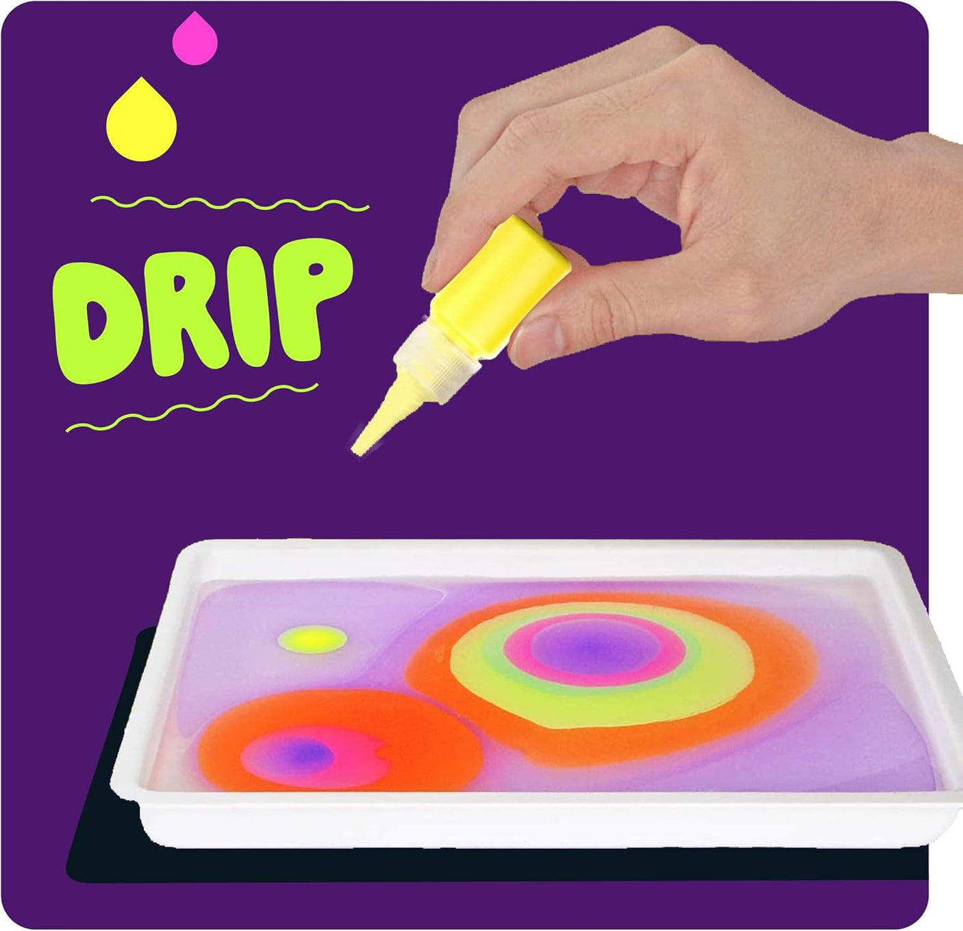 Glow in The Dark Marble Paint Kit