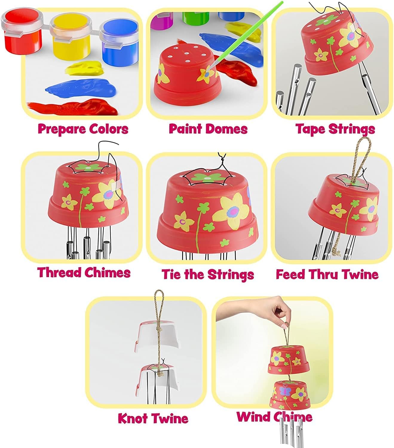 Wind Chime Making & Painting Kit