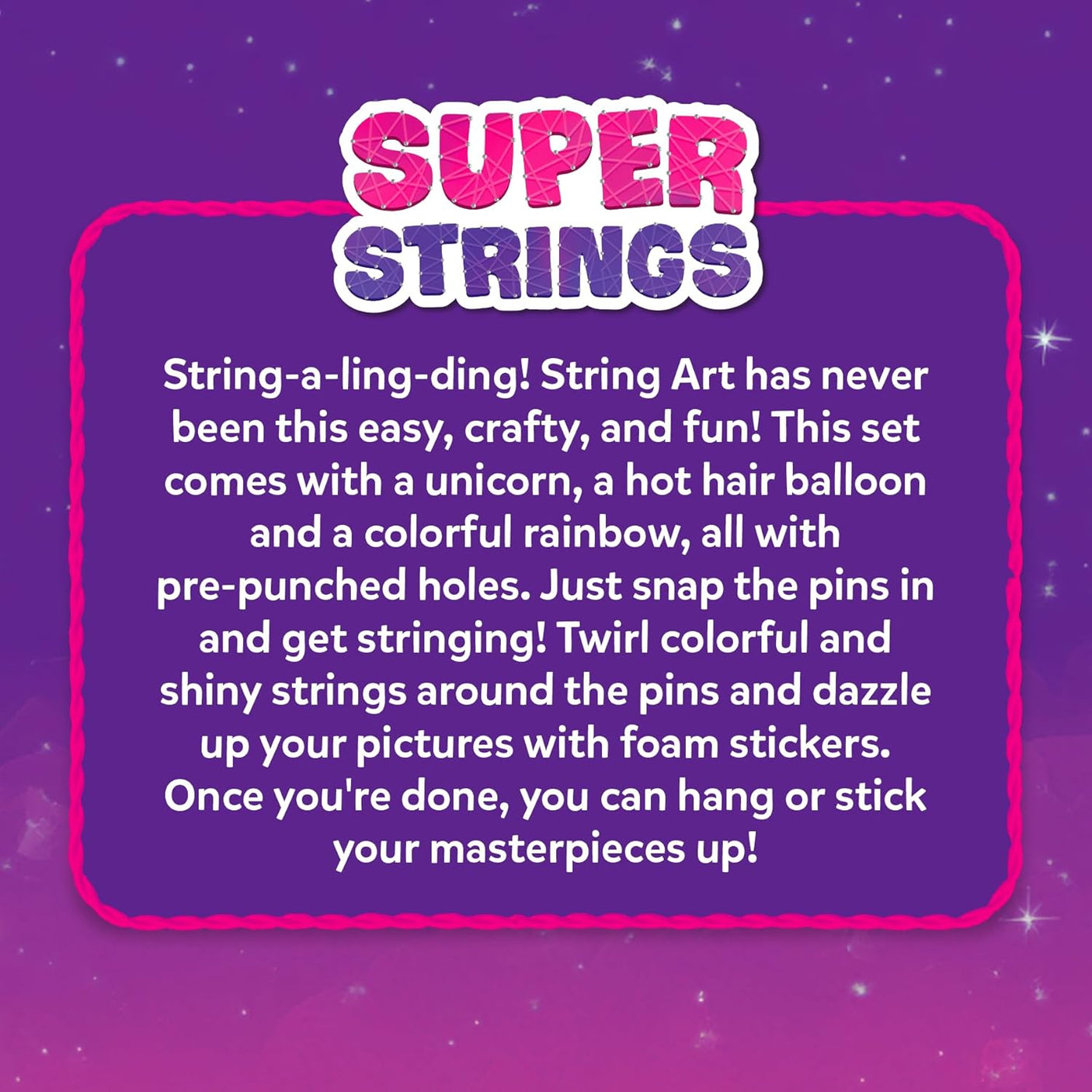 String Art Activity - Unicorn Magic Mess-Free Art