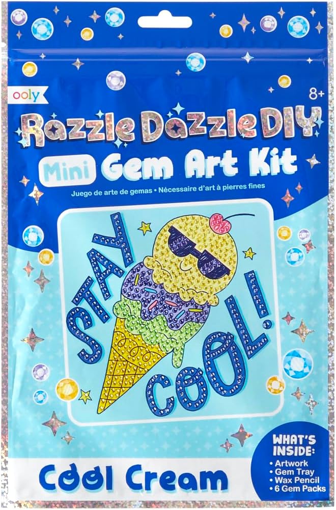 Razzle Dazzle DIY Gem Art Kit - Cool Cream