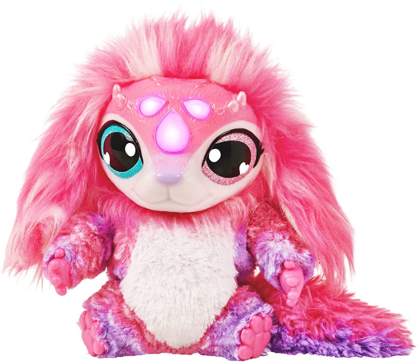Magic Mixies Magical Misting Crystal Ball with Interactive 8 inch Pink Plush Toy and 80+ Sounds and Reactions