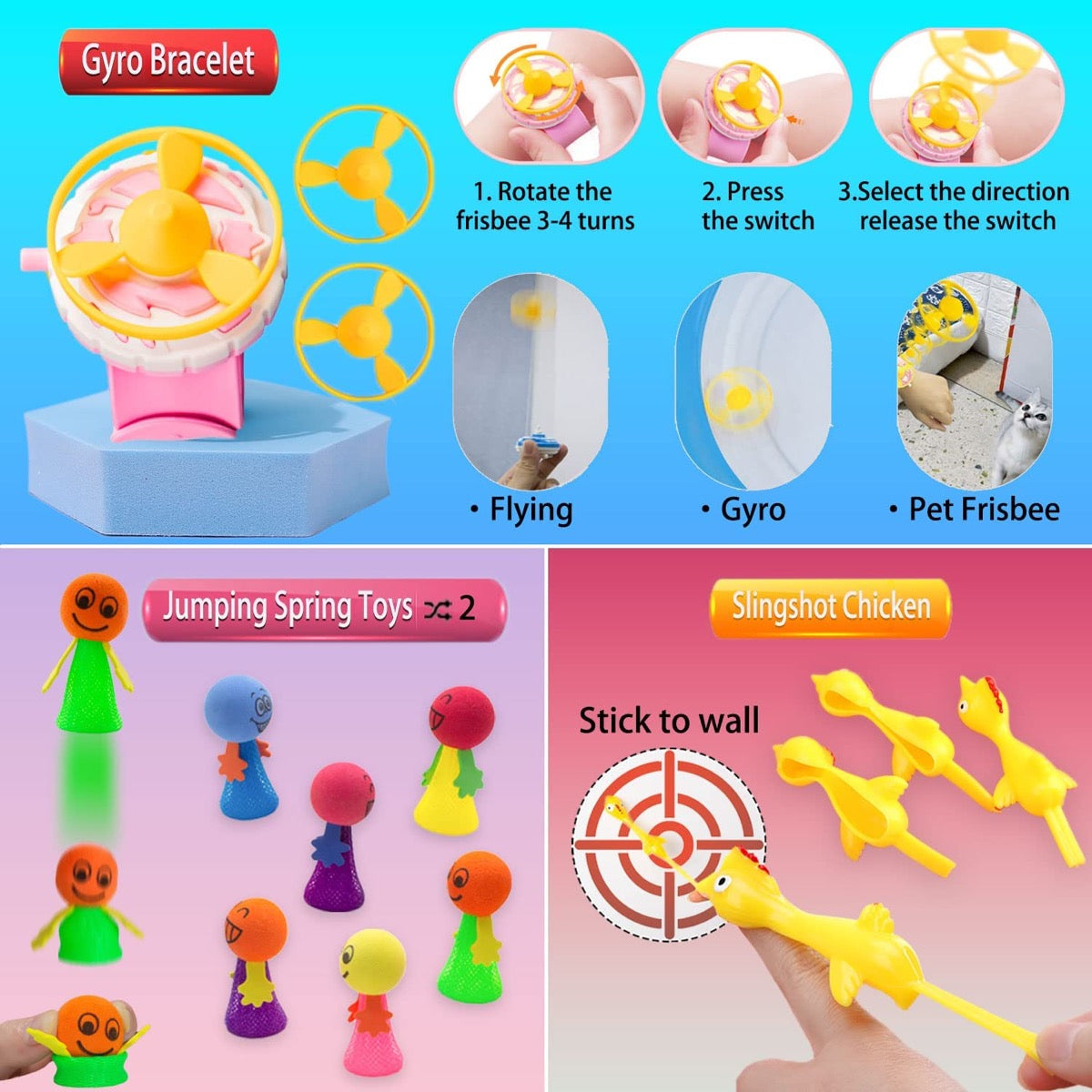 Advent Calendar 24 Days Countdown Advent Calendars with Surprises Fidget Toys - Blue