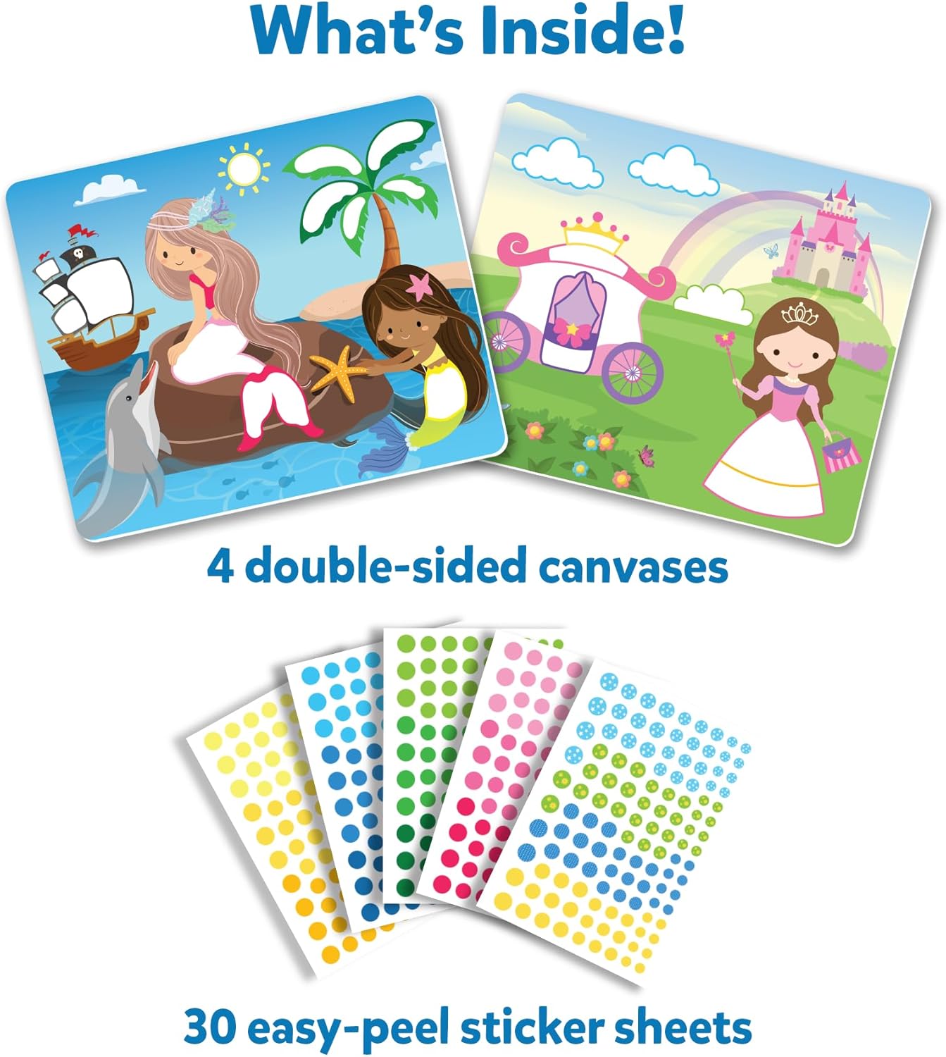 Dot It Sticker Art - Unicorns & Princesses