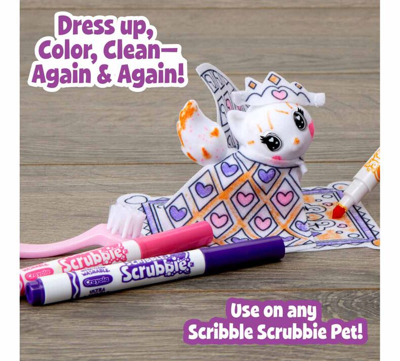 Scribble Scrubbie Pets Princess Playset