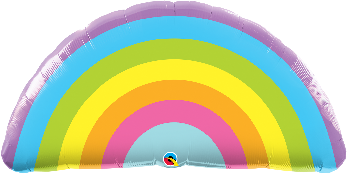 Radiant Rainbow Foil Balloon 36"