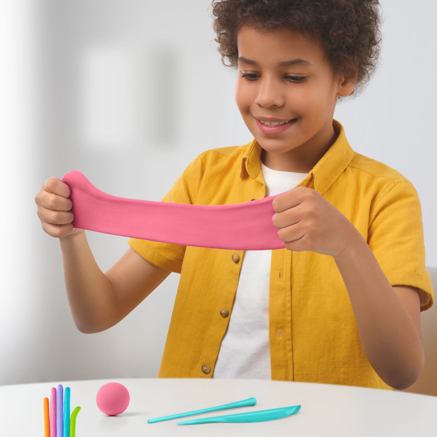 Cow, Doggie, Sheep. Colorful modeling air-dry clay, 6 cans