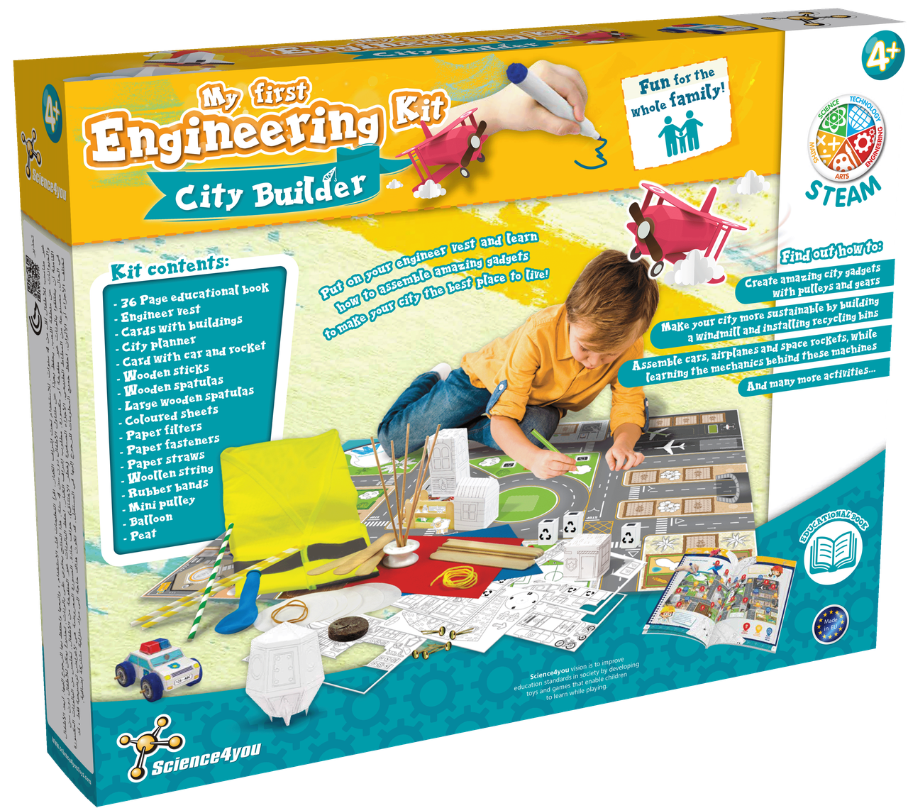 My First Engineering Kit – Educational STEM Toy for Kids, Build, Learn & Explore