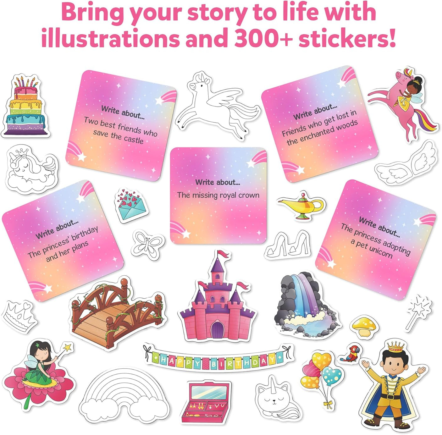 Storybook Art Kit - Unicorn & Princesses