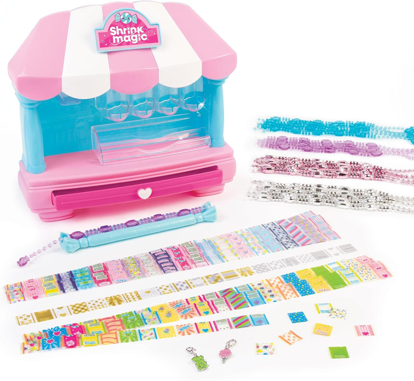 Shrink Magic Candy Shop Bracelet Kit - Create 20 Bracelets