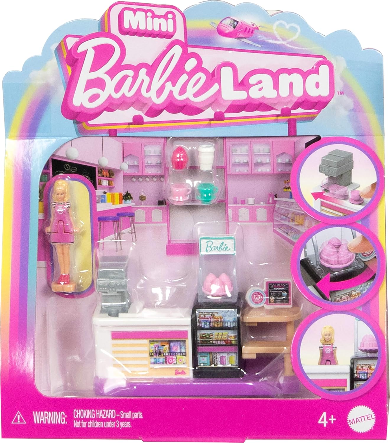 Mini BarbieLand Collectible Bakery Playset
