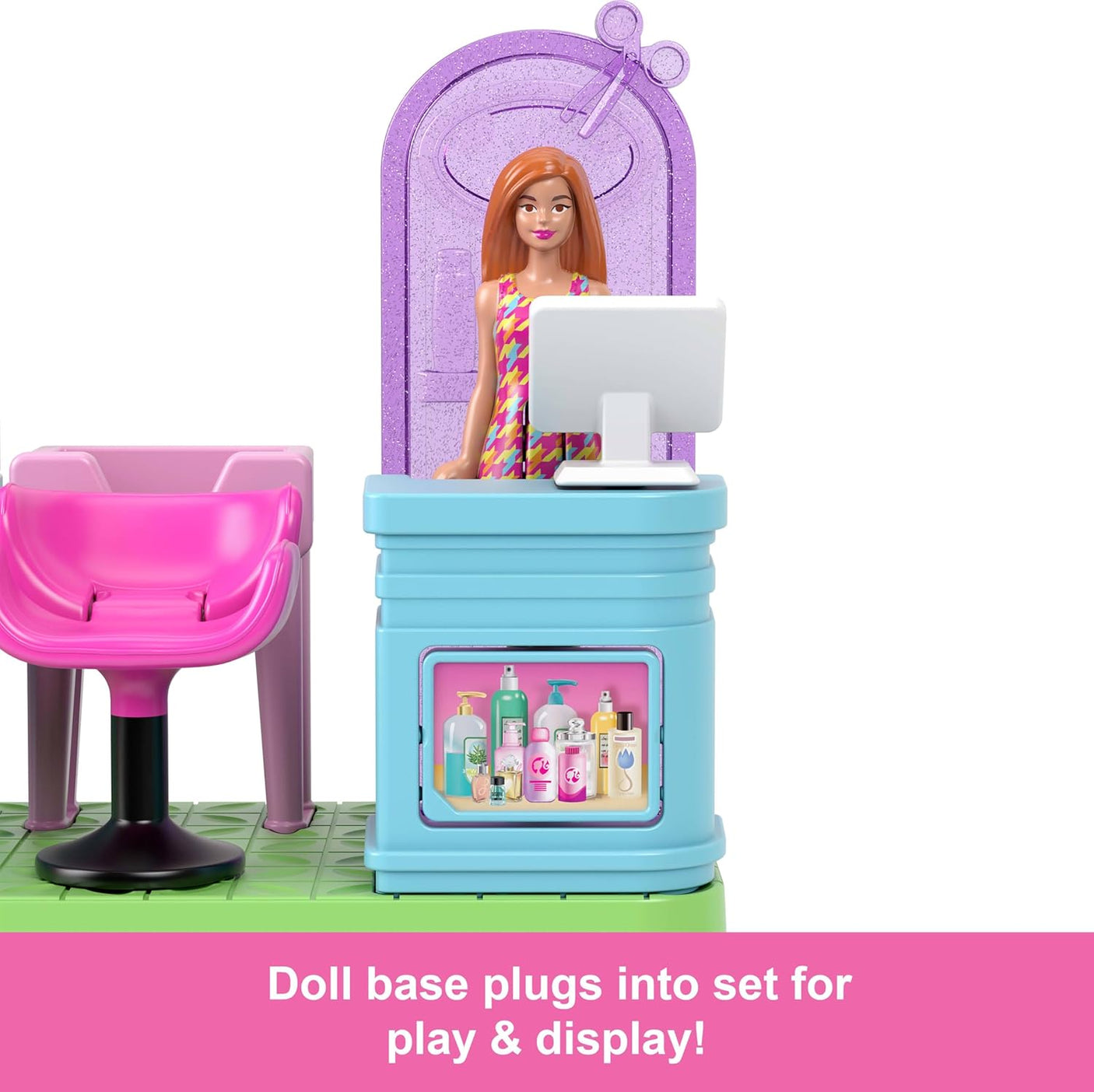 Mini BarbieLand Collectible Hair Salon Playset