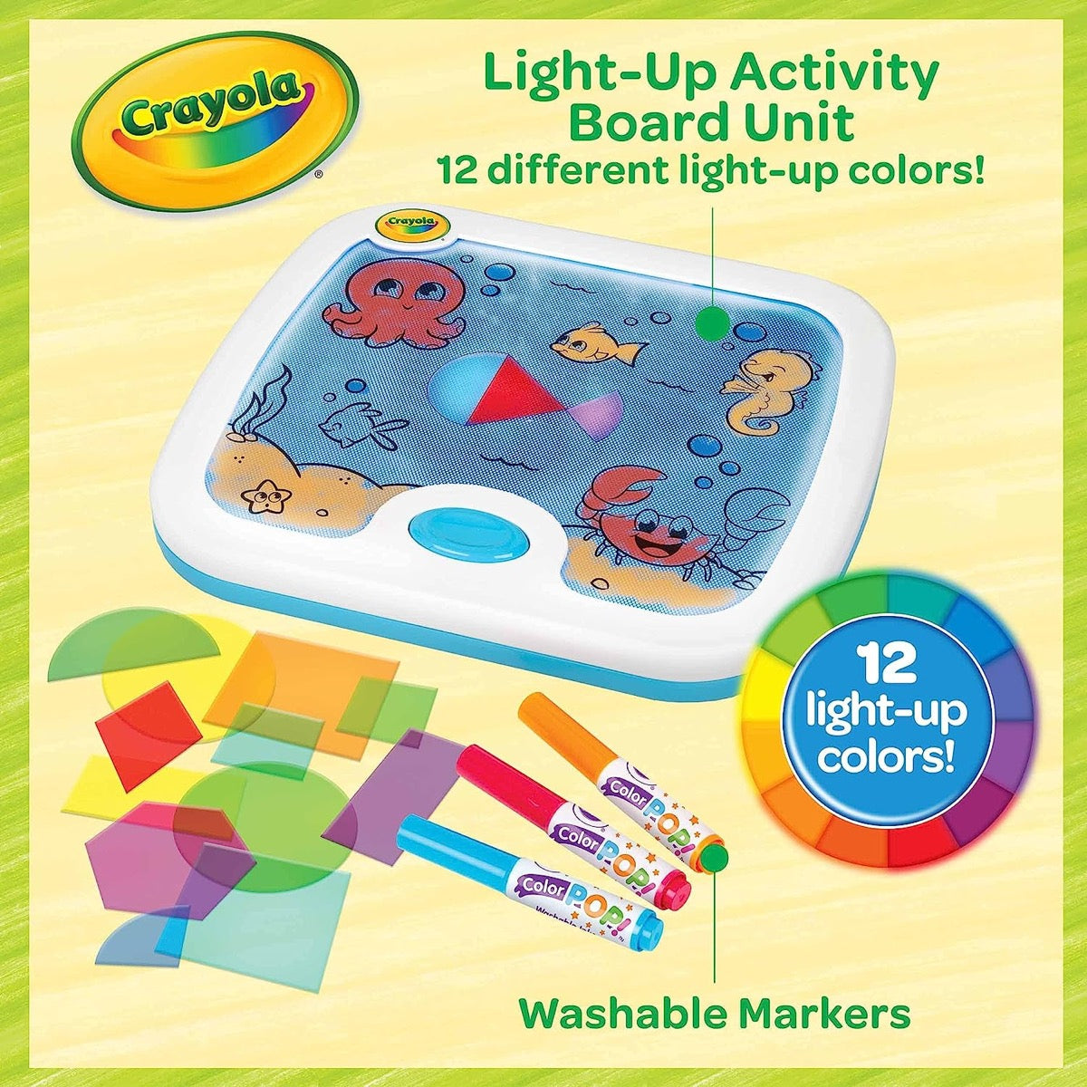 Crayola Light Up Activity Board, Kids Art Kit