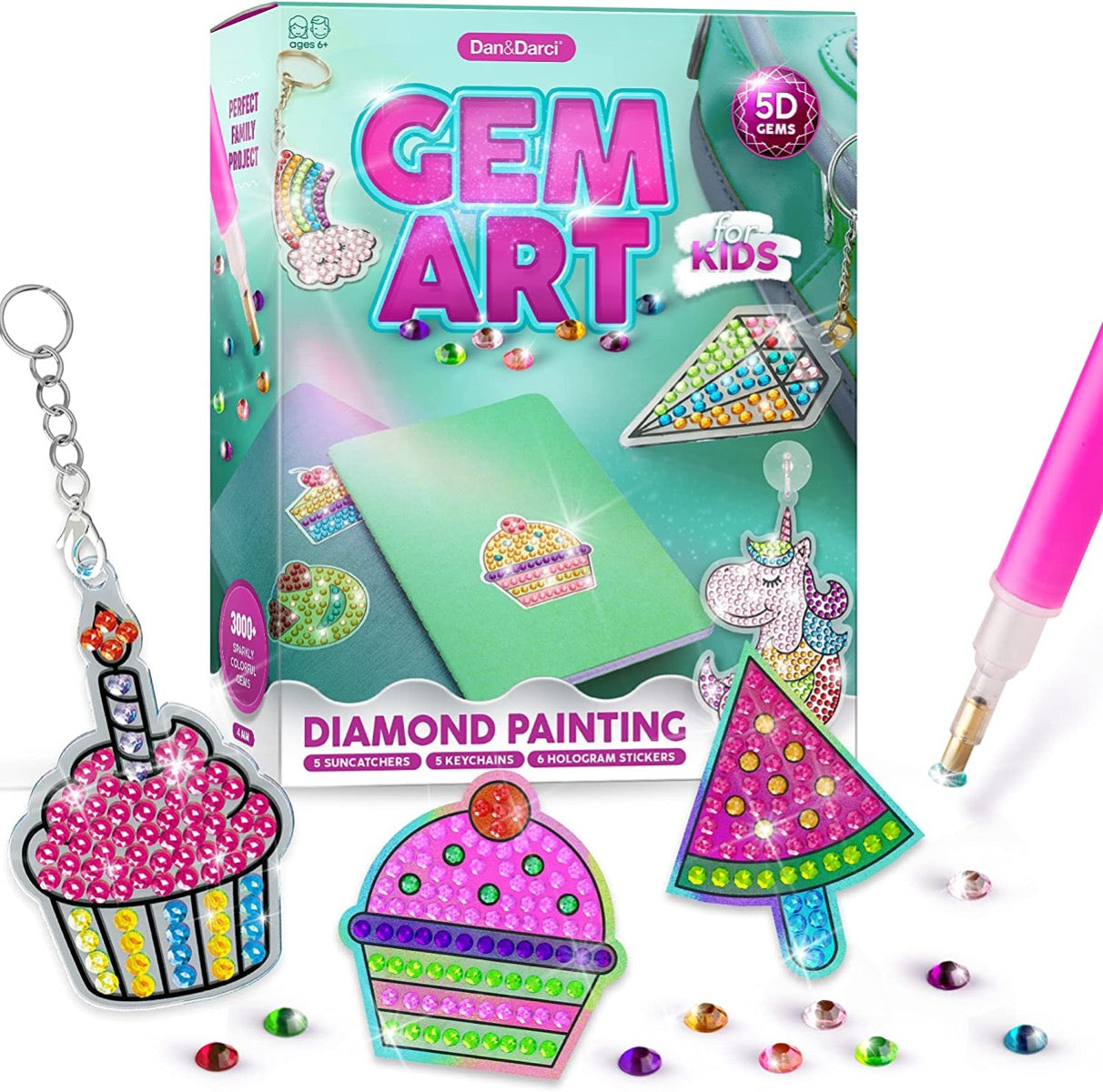 مجموعة الرسم الماسي من Gem Art