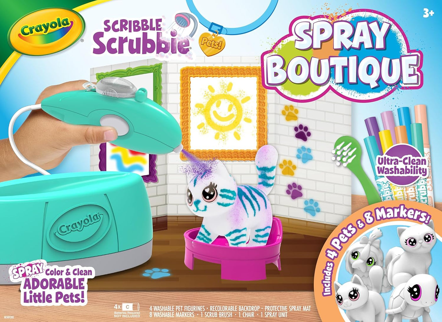 Scribble Scrubbie Spray Boutique