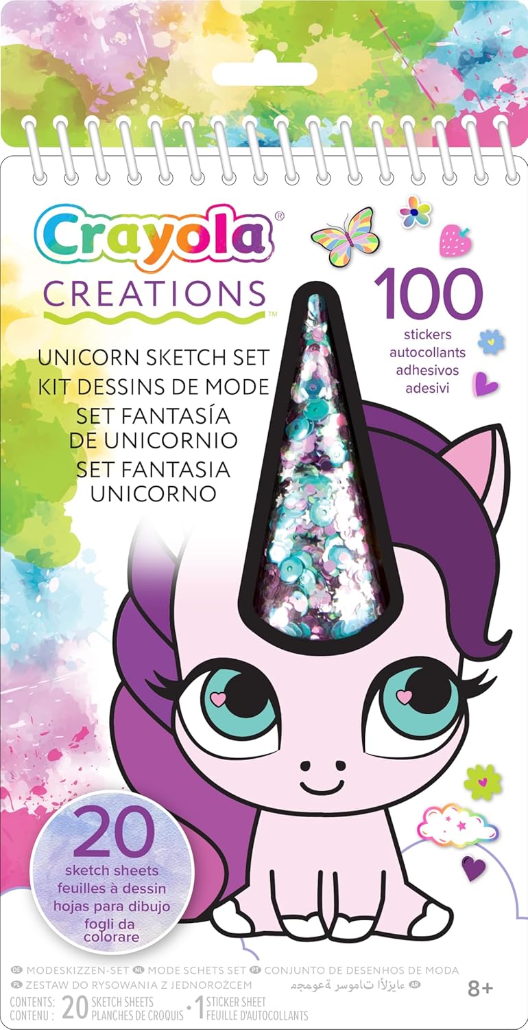 Crayola Creations Unicorn Sketch Set