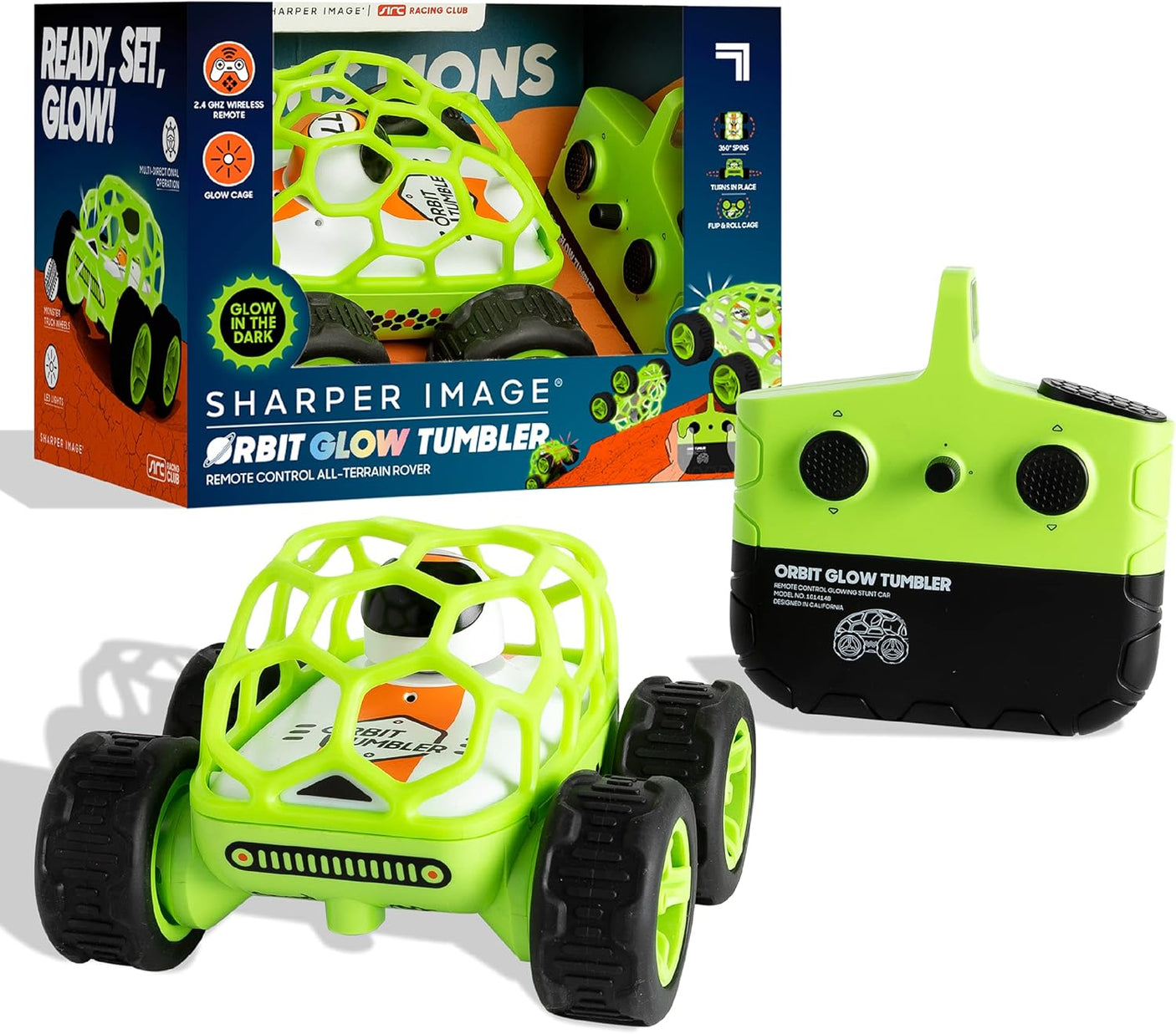 Sharper Image Orbit Tumbler Glow In the Dark Car