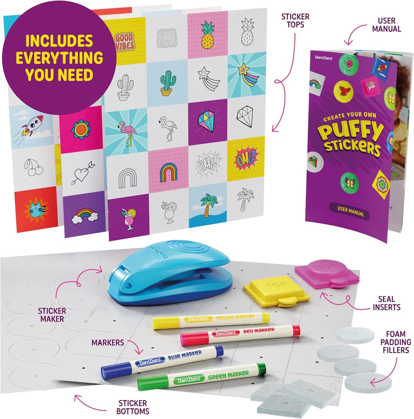 Puffy Sticker Maker Kit