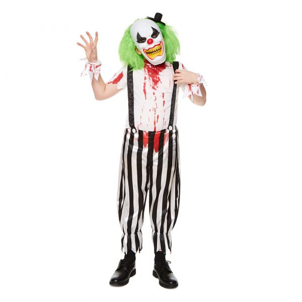 Mad Costumes Evil Clown Kids Halloween Costume