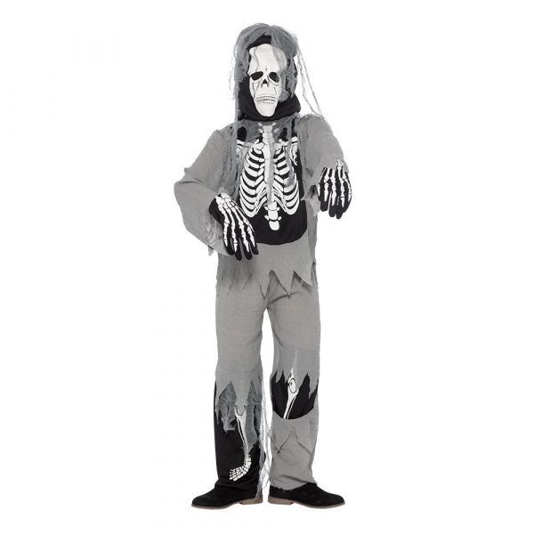 Ghostly Skeleton Kids Halloween Costume