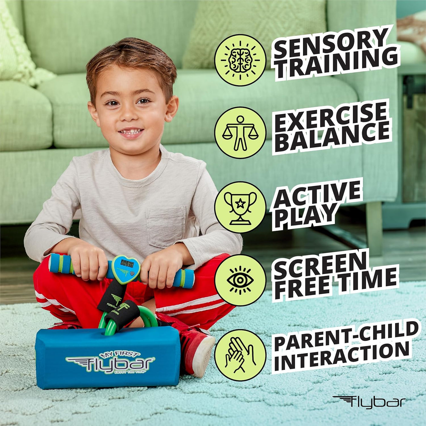 Flybar My First Foam Pogo Jumper - Jump Counter