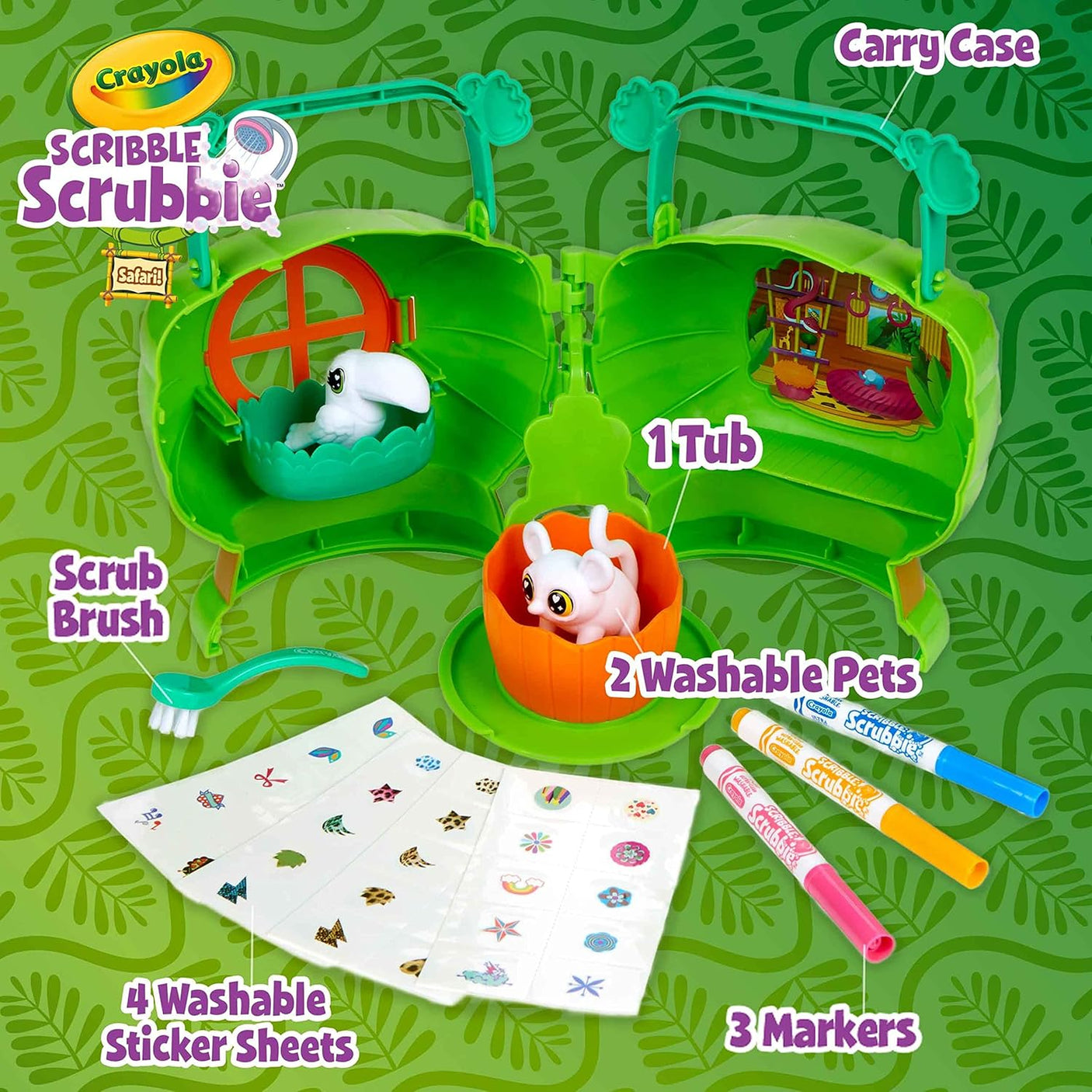 Scribble Scrubbie Pets Safari Treehouse