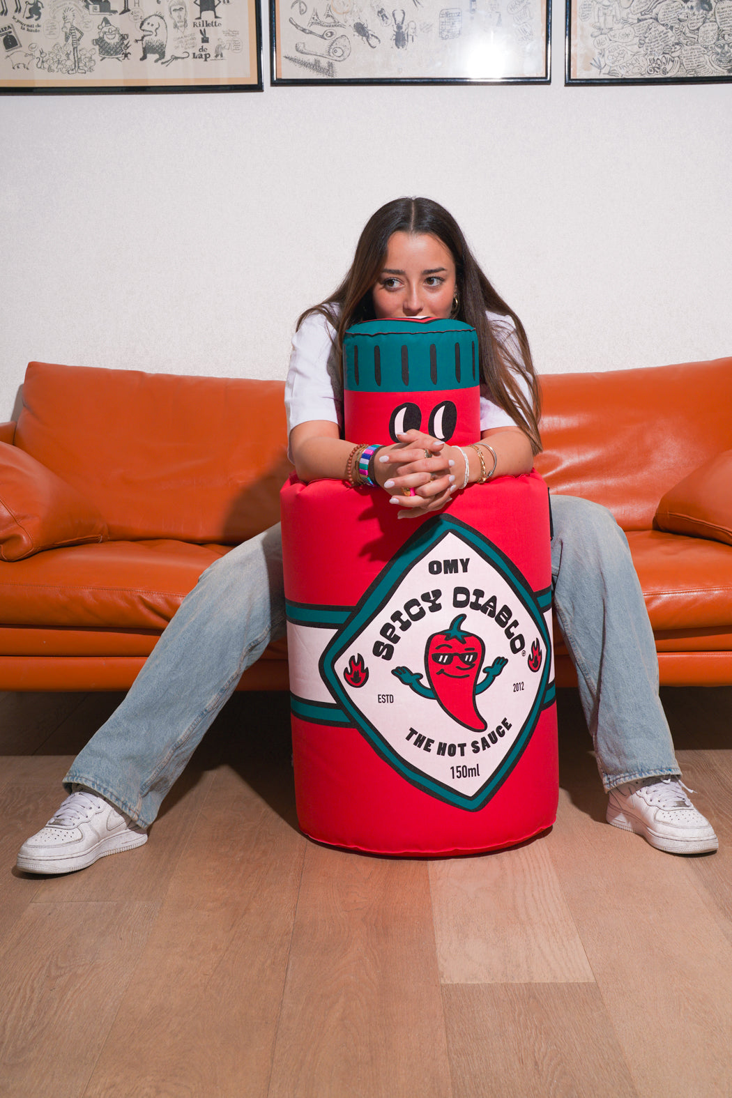 Giant Inflatable Cushion - Spicy