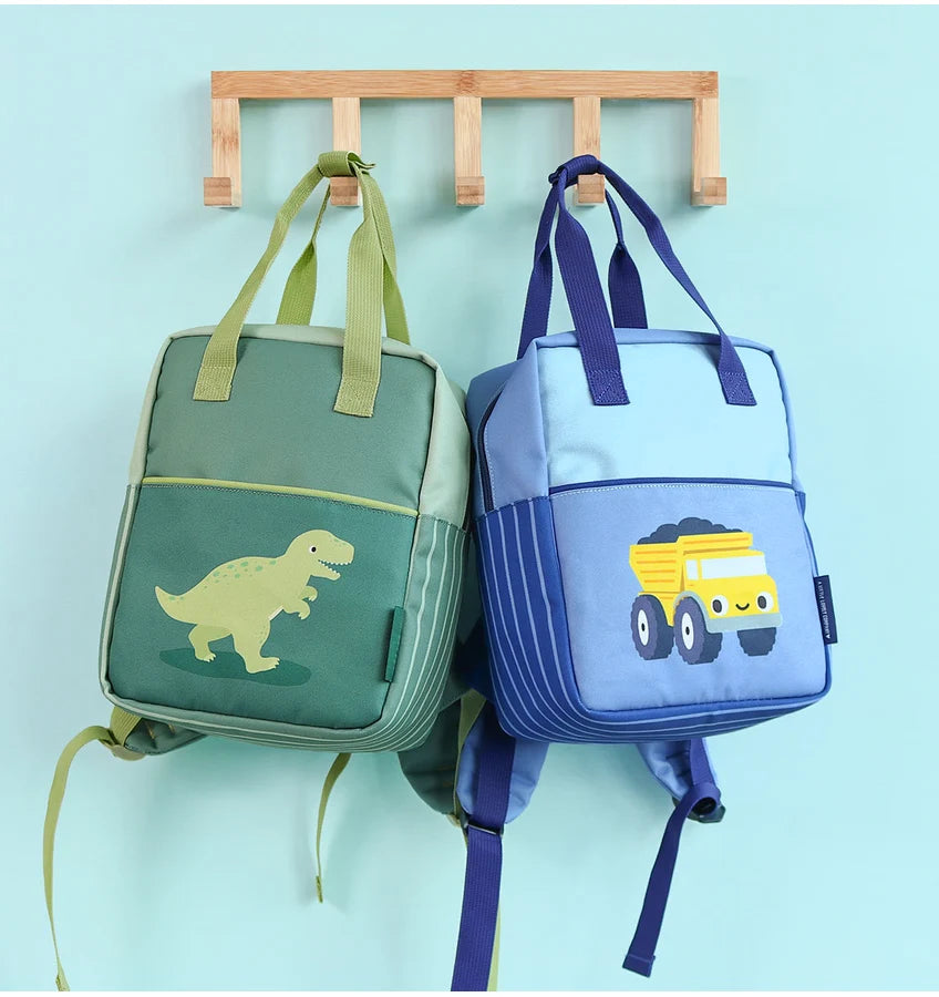 Kids Little Square Backpack - Dump truck