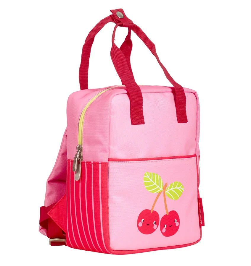 Kids Little Square Backpack - Happy cherries
