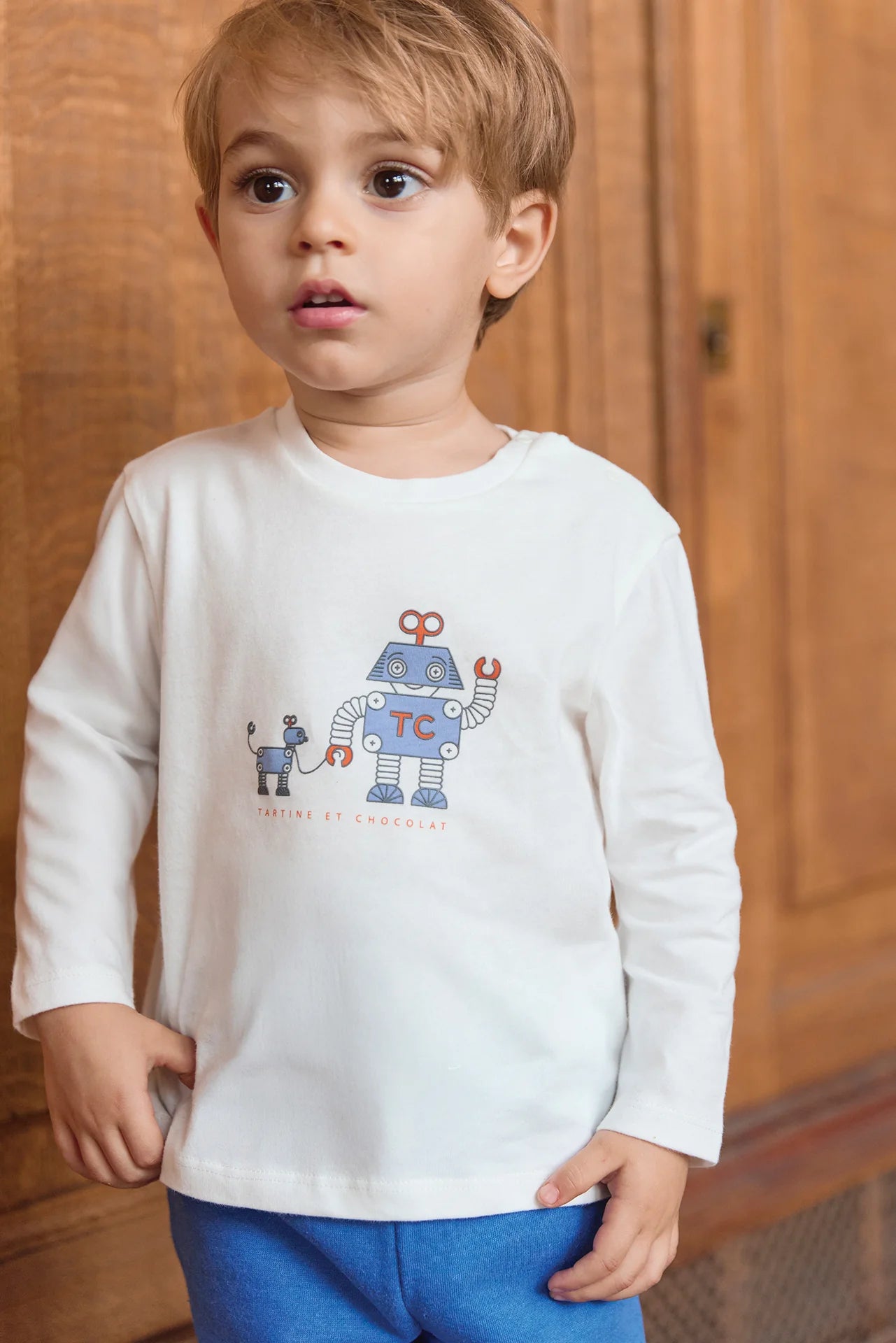 T-SHIRT - Rust Illustration robot