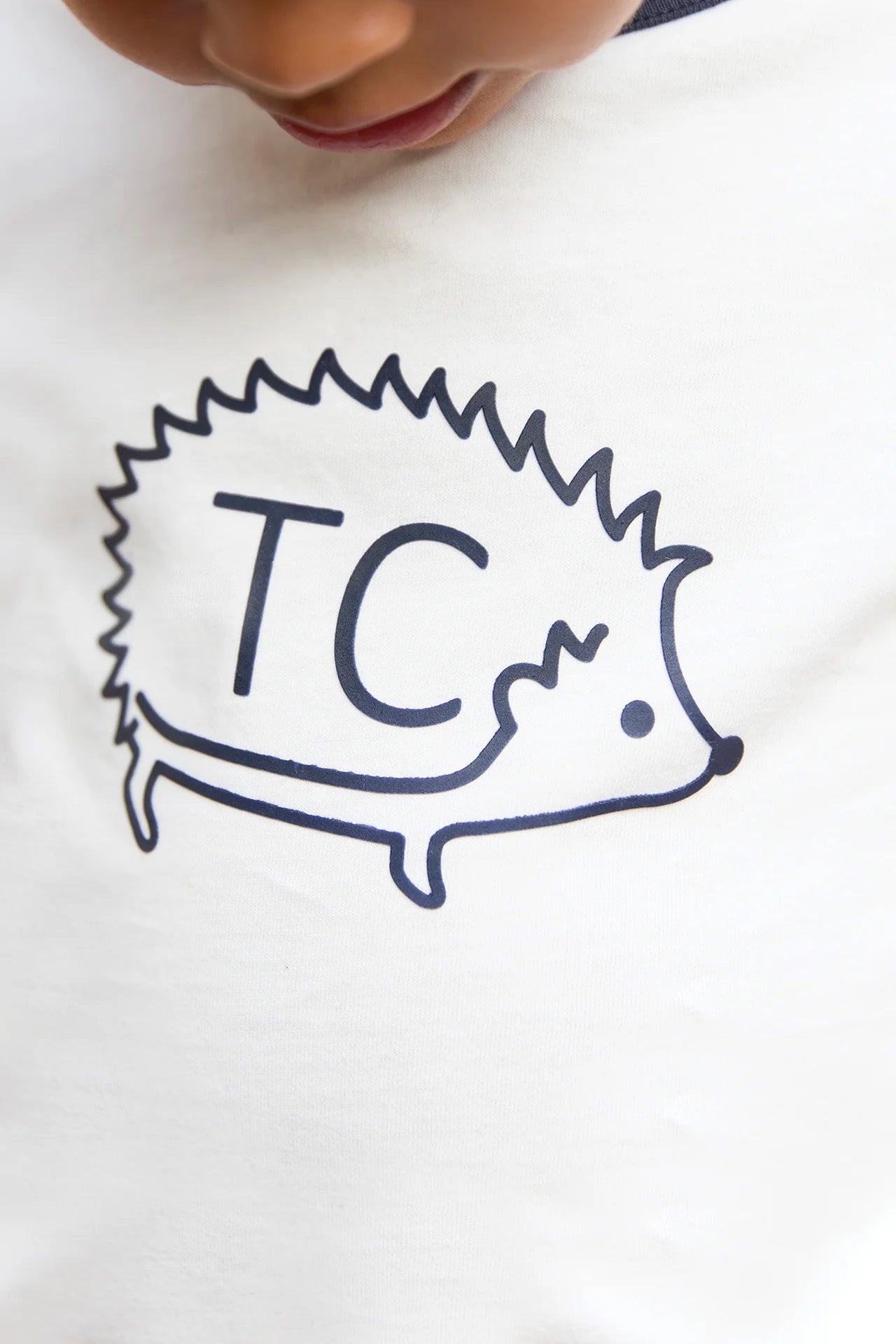 T-SHIRT - Ecru hedgehog