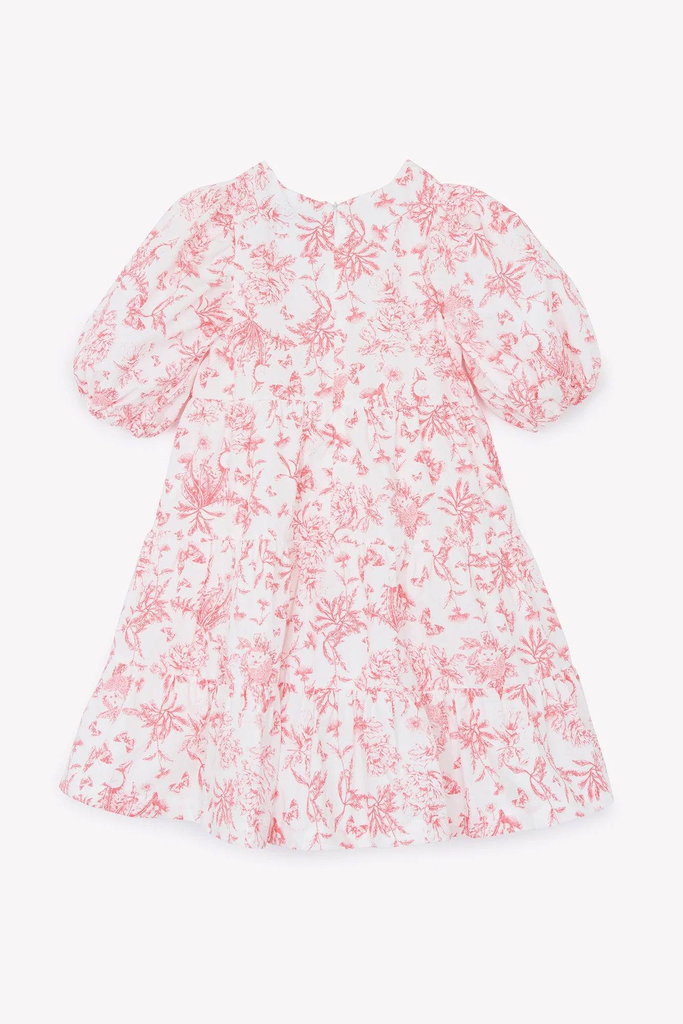 Long Dress Praline Inspiration Toile de Jouy - Pink