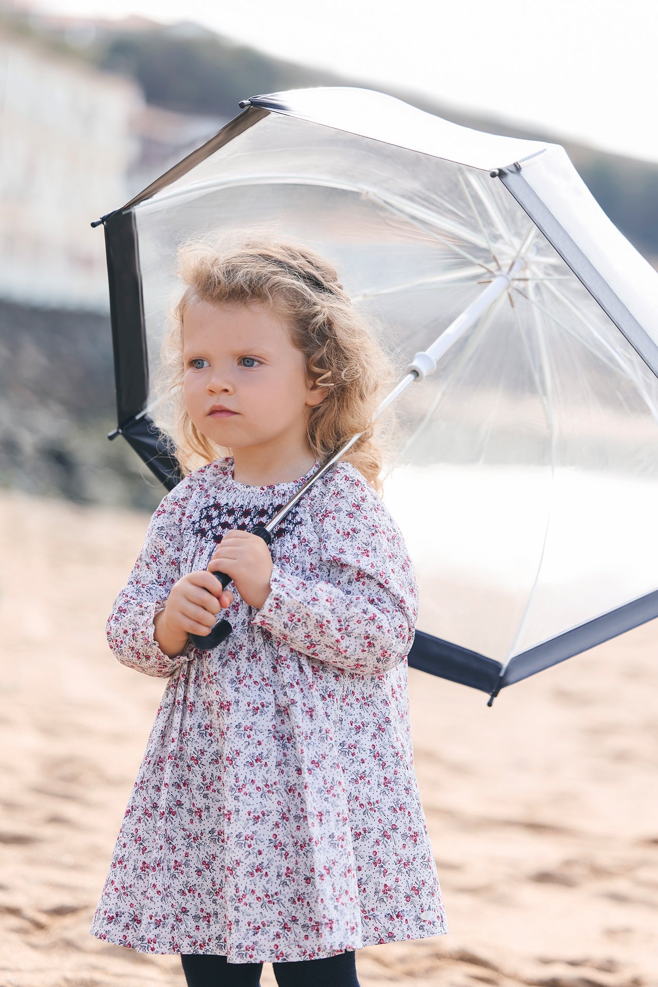 Dress Ecru Print flowers