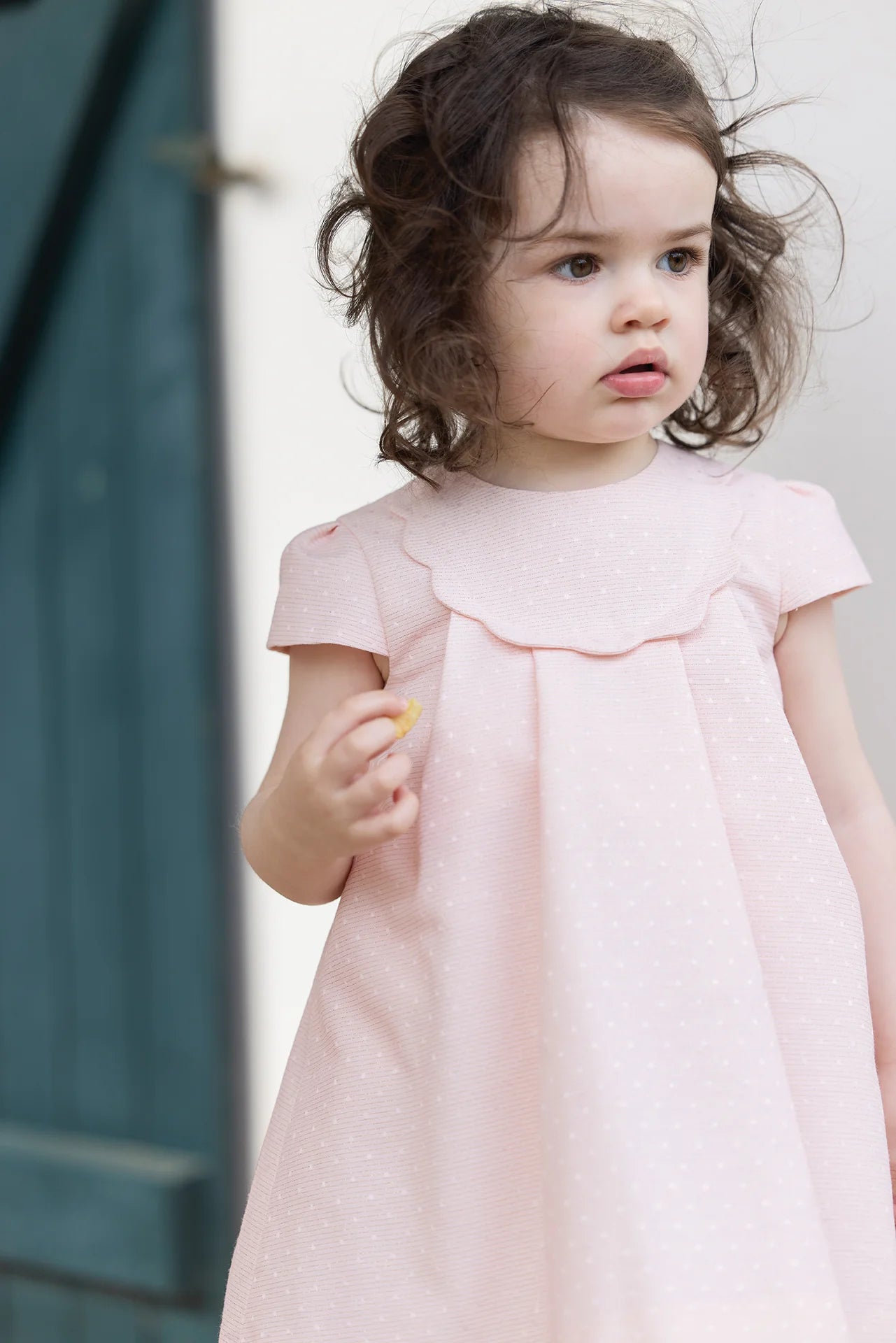 Dress Lurex Powder Pink